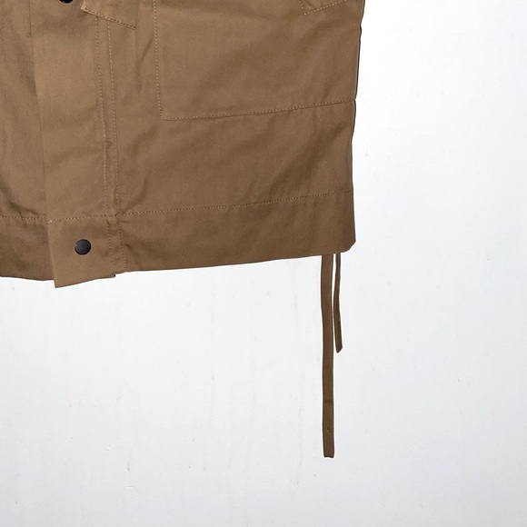 Craig Green Tan/Beige Windbreaker Water Resistant Parka Coat w Hoodie XS​​​​ - Picture 2 of 16